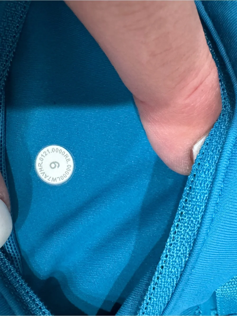 lululemon athletica teal blue speed up shorts - Picture 2 of 3